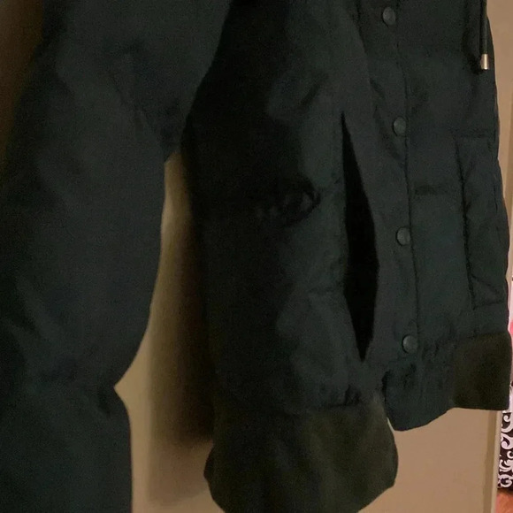 Juicy Couture y2k womens emerald Greenmount puffer down jacket- small - zip+snap - Picture 4 of 8